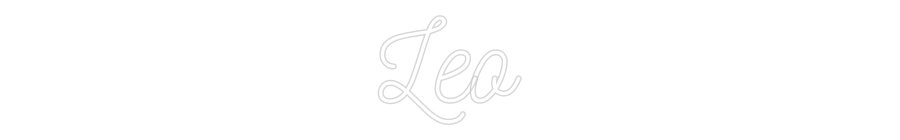 Custom Neon: Leo