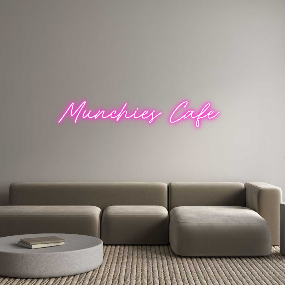 Custom Neon: Munchies Cafe