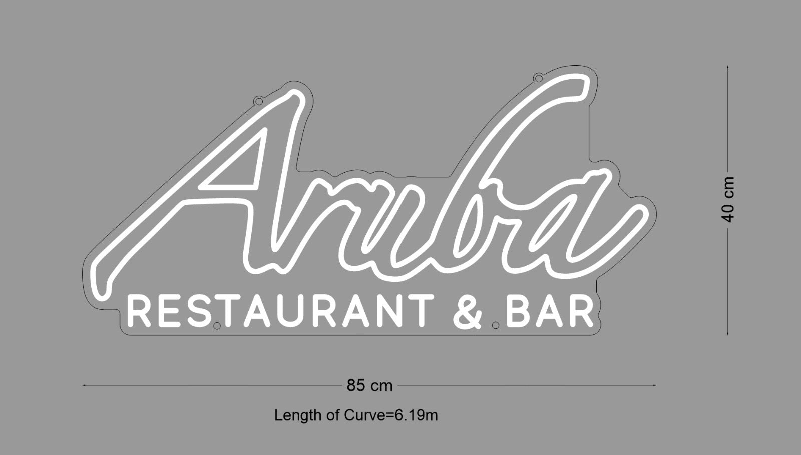 Custom Sign: Aruba