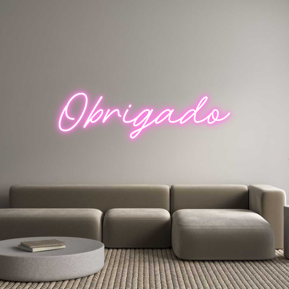 Custom Neon: Obrigado