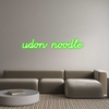Custom Neon: udon noodle