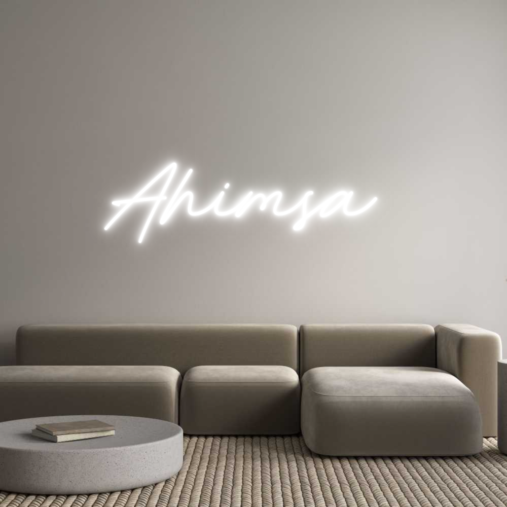 Custom Neon: Ahimsa