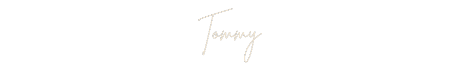 Custom Neon: Tommy