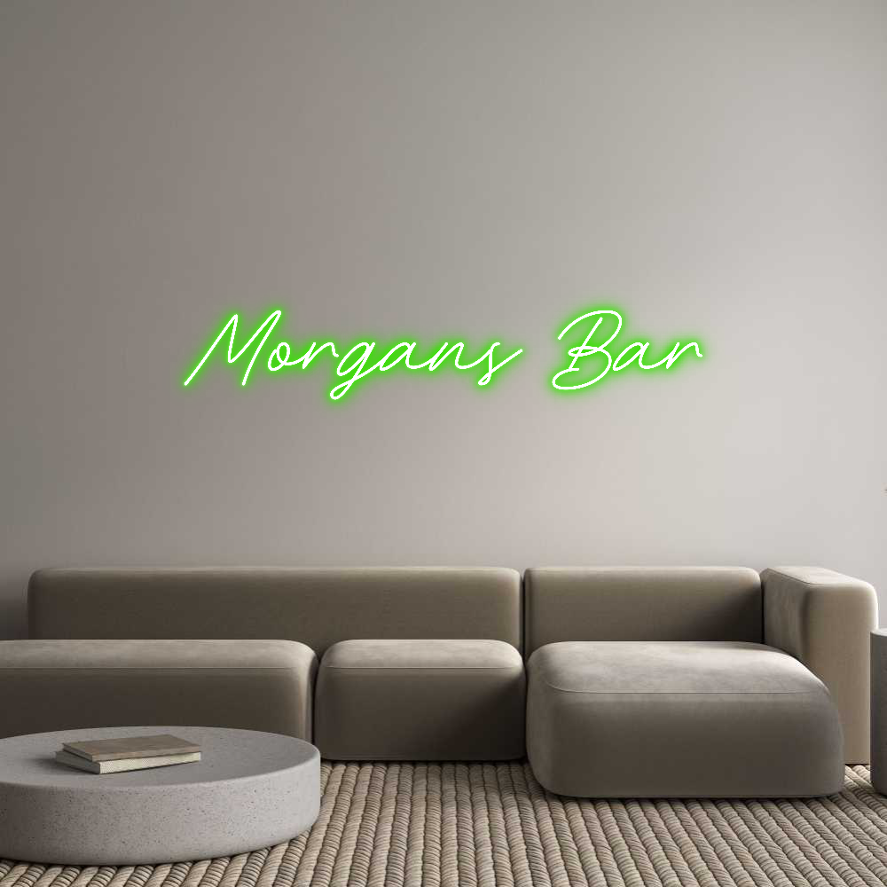 Custom Neon: Morgans Bar