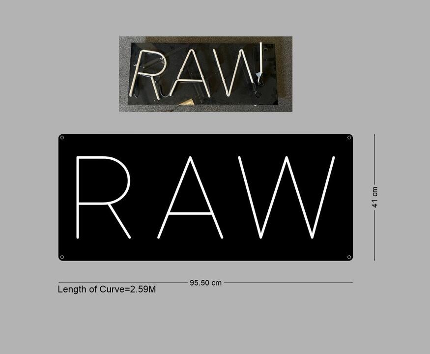 Custom Sign: RAW