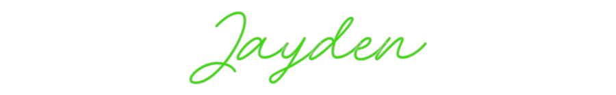 Custom Neon: Jayden