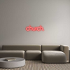 Custom Neon: church.