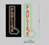 Custom Sign: PAULIE'S