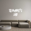 Custom Neon: TG MARNI’S
LAB