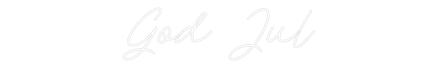Custom Neon: God Jul