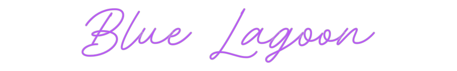 Custom Neon: Blue Lagoon