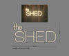 Custom Sign: the SHED
