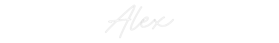 Custom Neon: Alex
