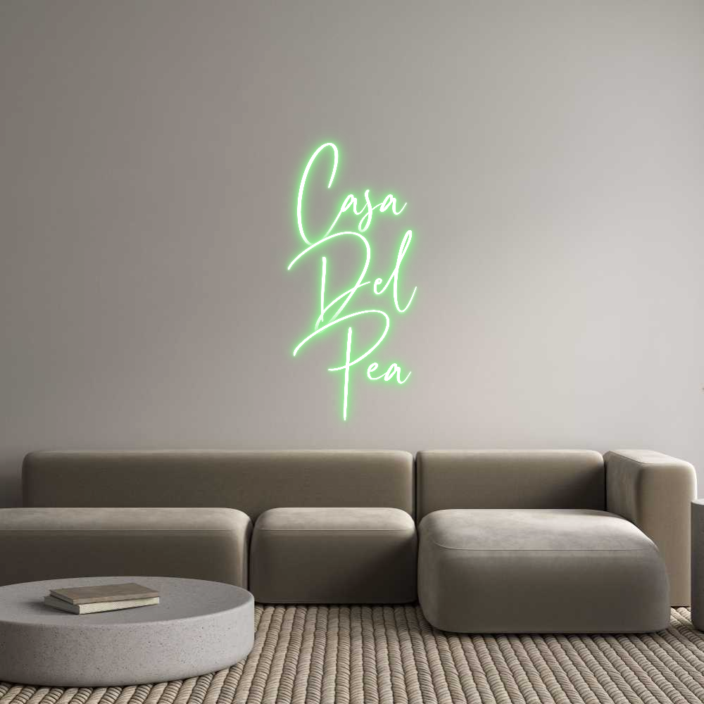 Custom Neon: Casa
Del
Pea