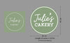 Custom Sign: Julie’s CAKERY