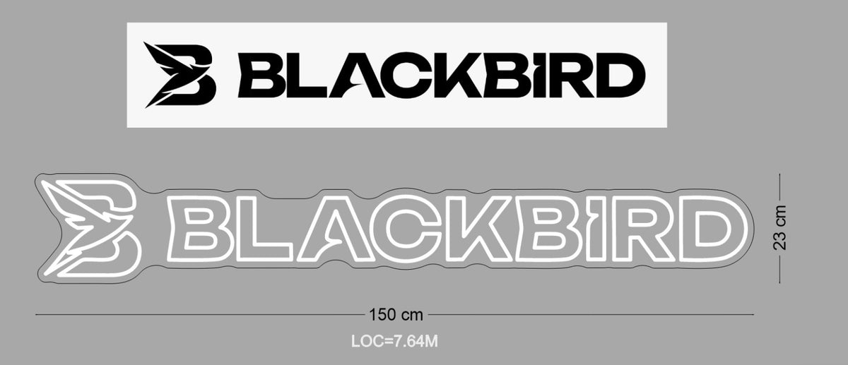 Custom Neon Sign Blackbird