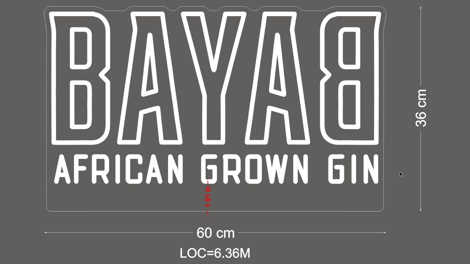 Custom Sign: BAYAB