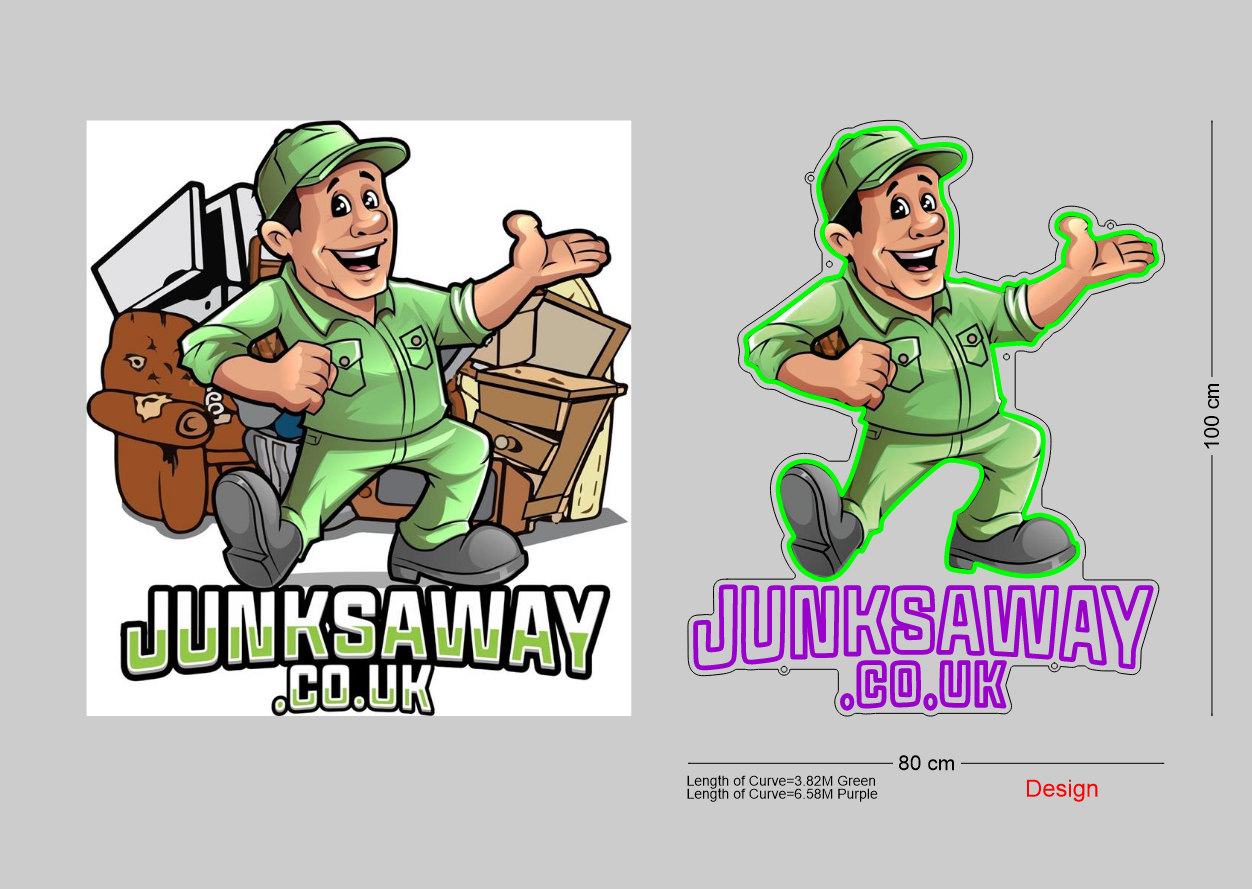 Custom Sign: JUNKSAWAY.CO.UK