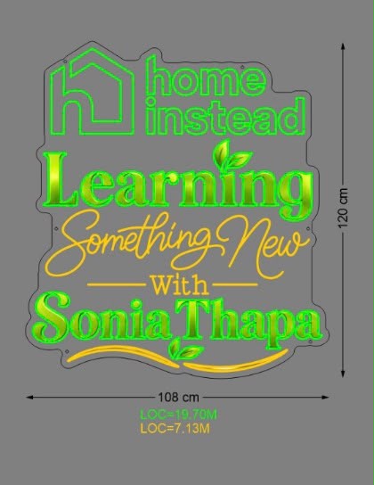 Custom Neon Sign For Sonia Thapa