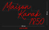 Custom Sign: Maisson Karak 1850