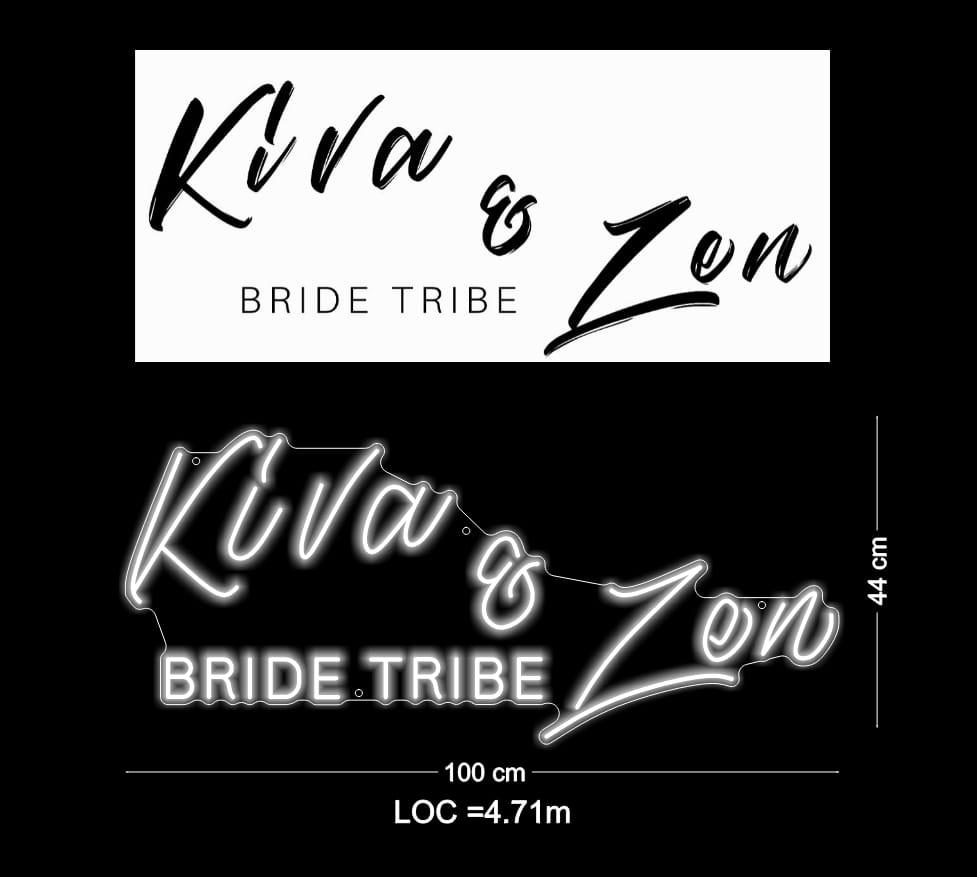 Custom Neon: Kiva & Zen