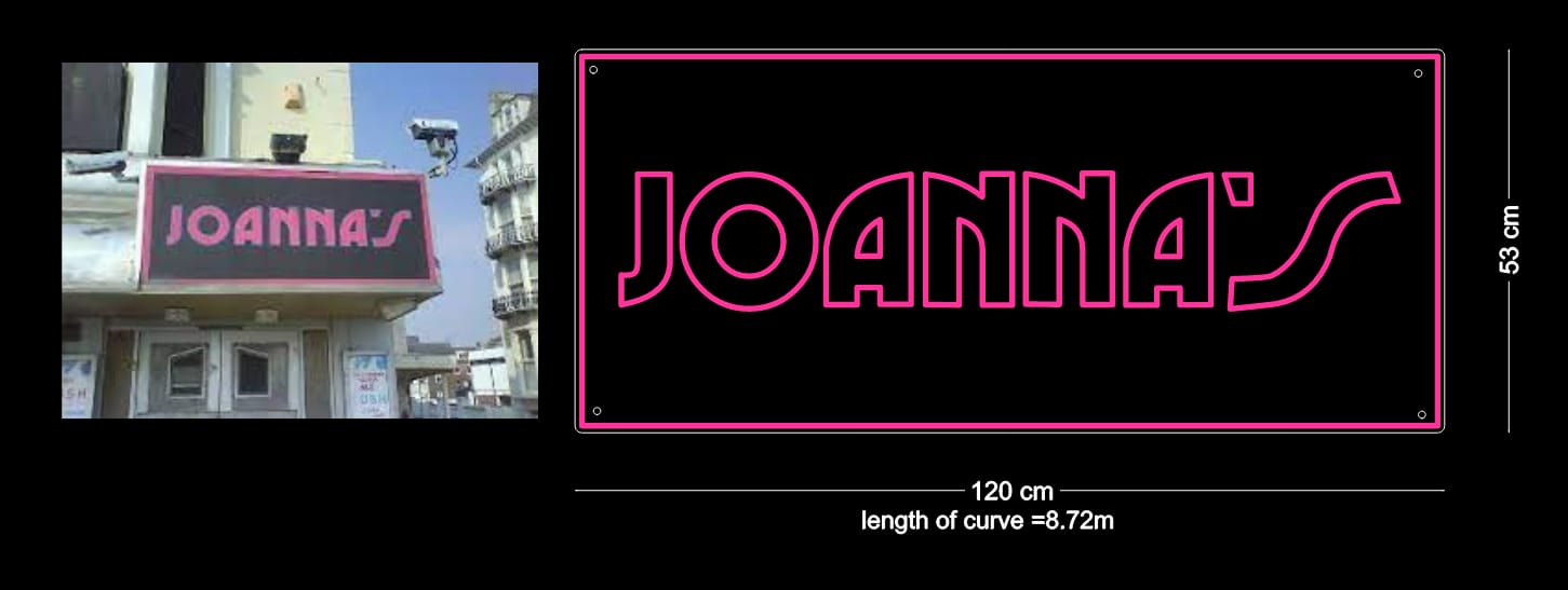 Custom Neon: Joanna's