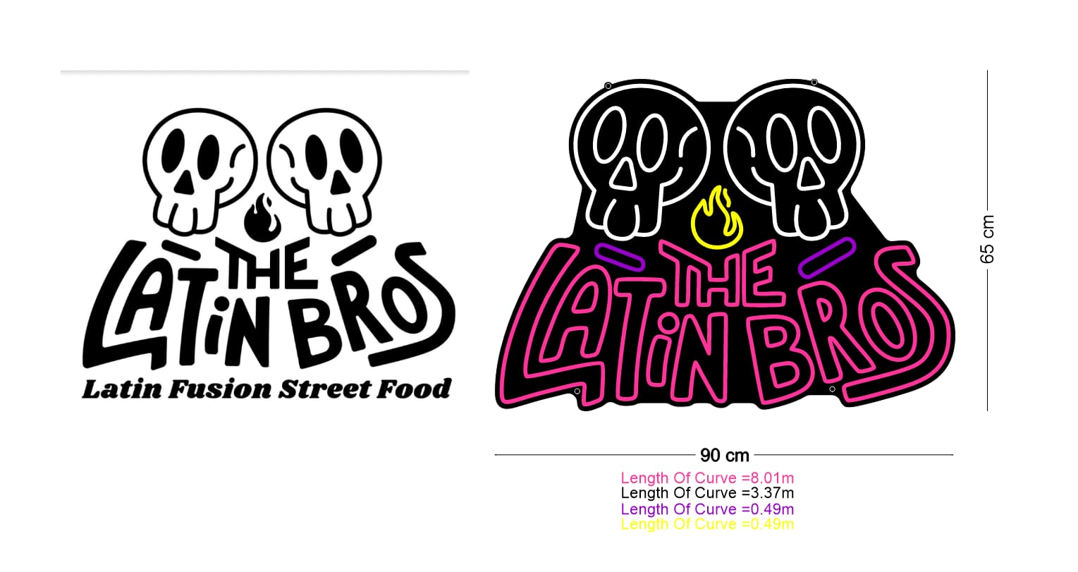 Custom Neon: The Latin Bros