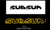 Custom Neon: SUBSUN (Golden)