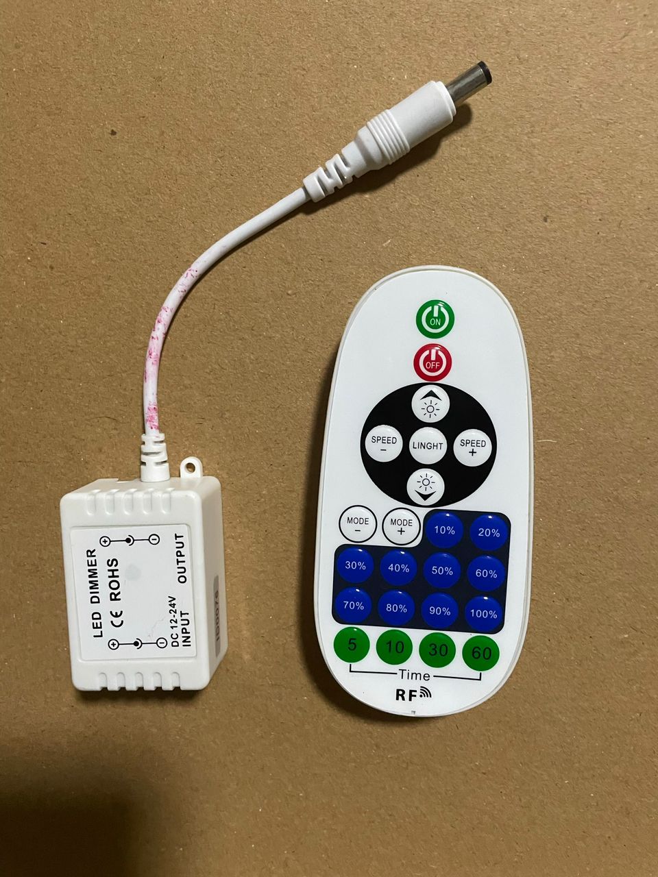 Remote dimmer