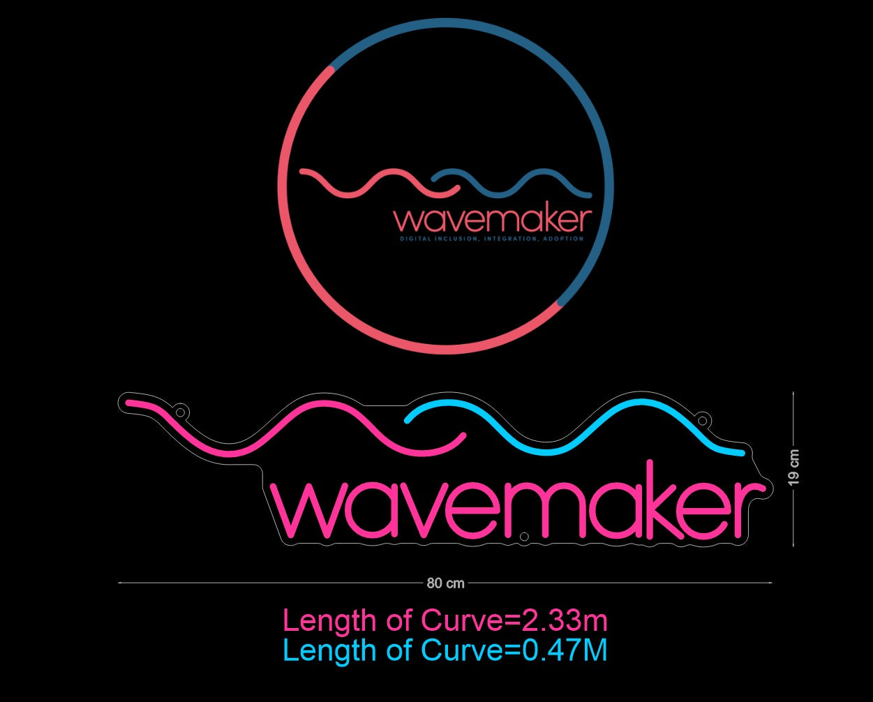 Custom Neon: wavemaker