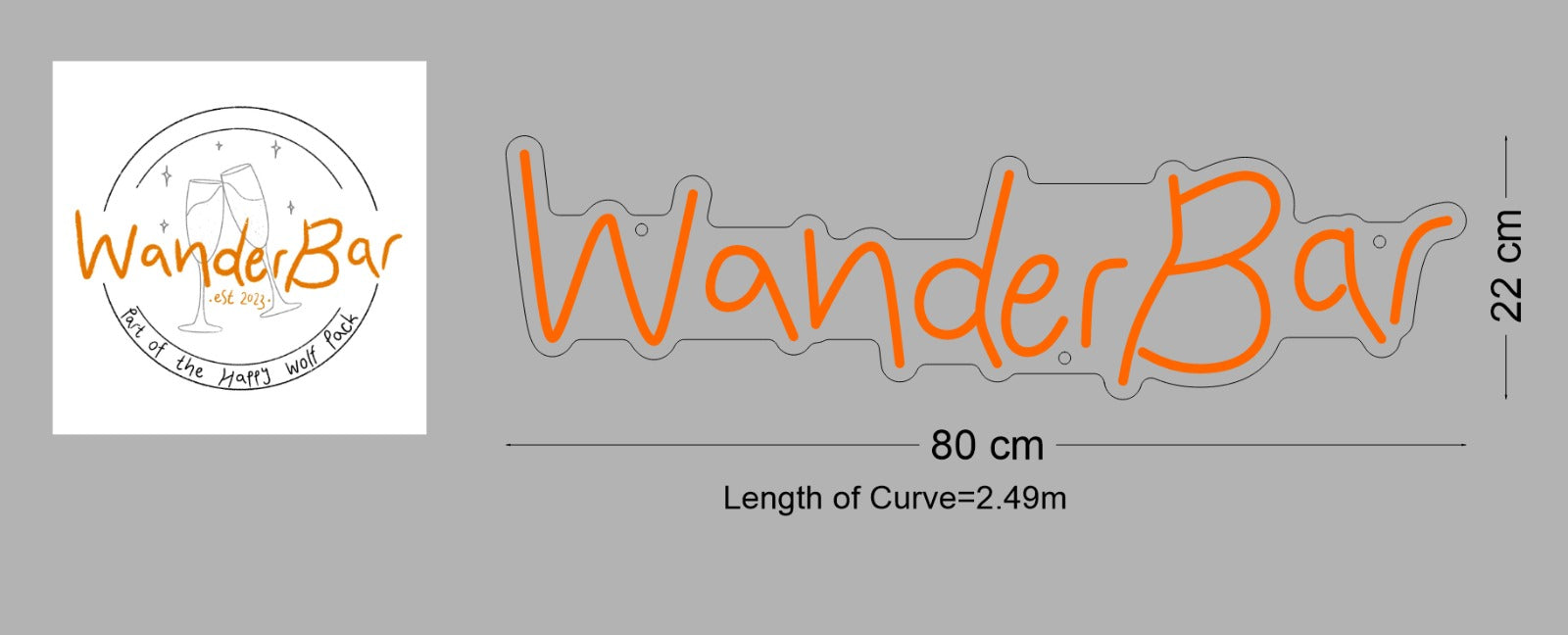 Custom Sign: WanderBar