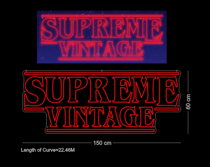 Custom Neon: SUPREME VINTAGE