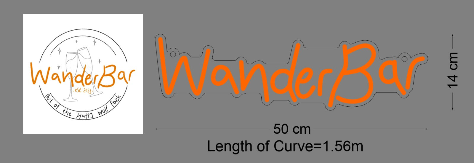 Custom Sign: WanderBar