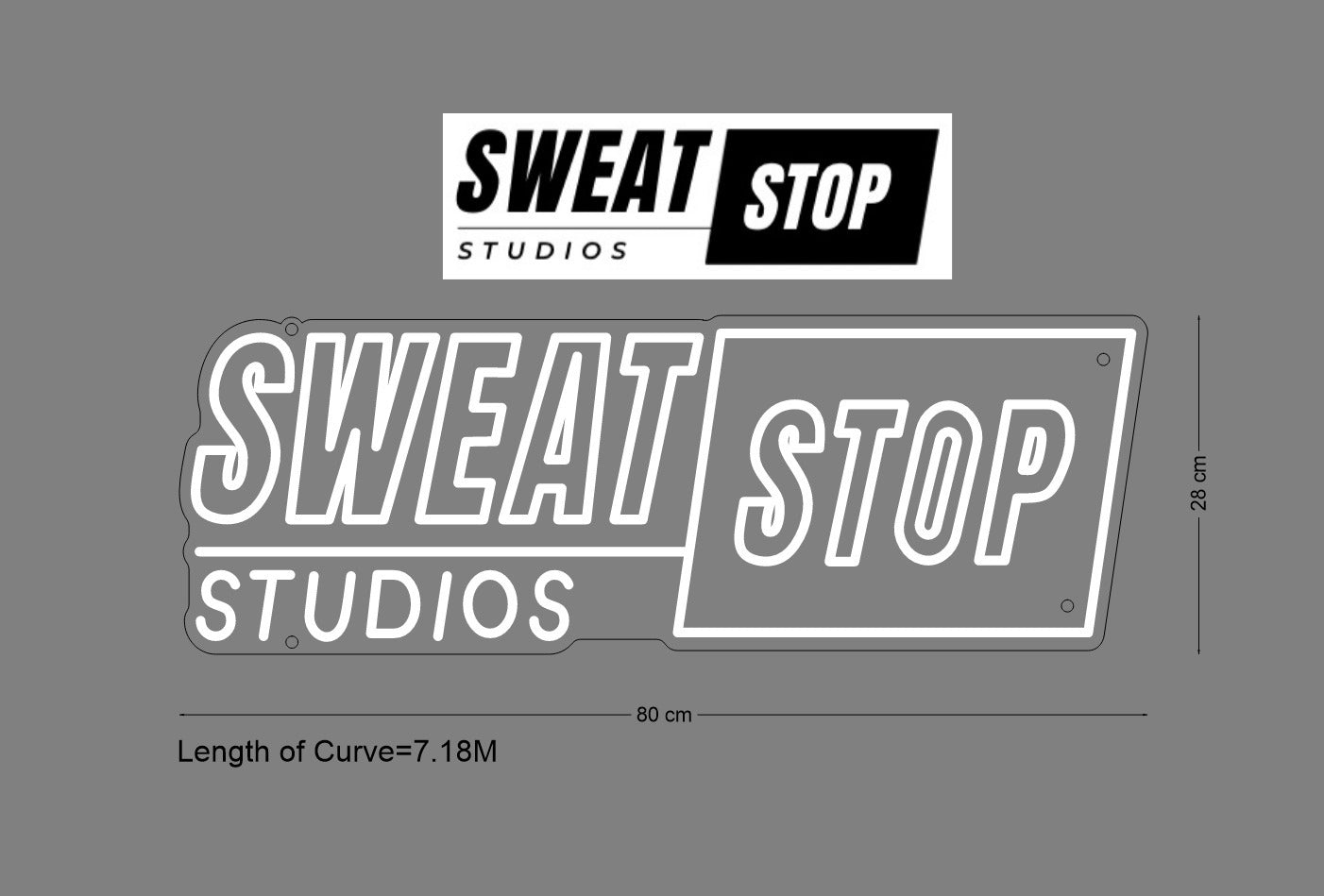 Custom Signs: SWEAT STOP STUDIOS