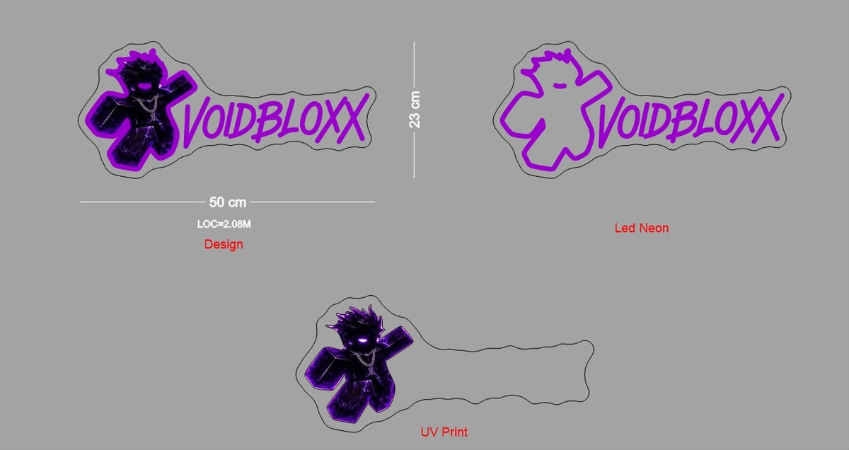Custom Neon Sign VoidBloxx