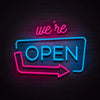 WE ARE OPEN LED NEON SIGN