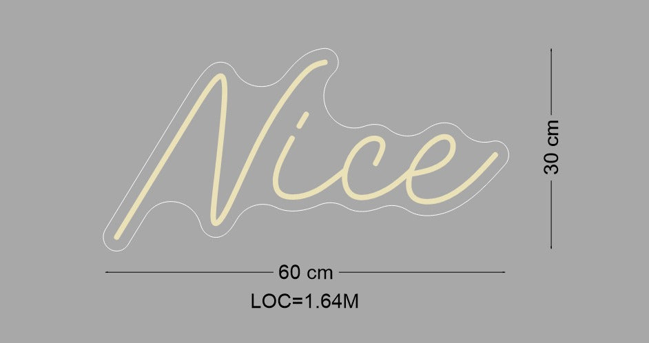 Custom Sign: NICE,NAUGHTY,MOTLEY