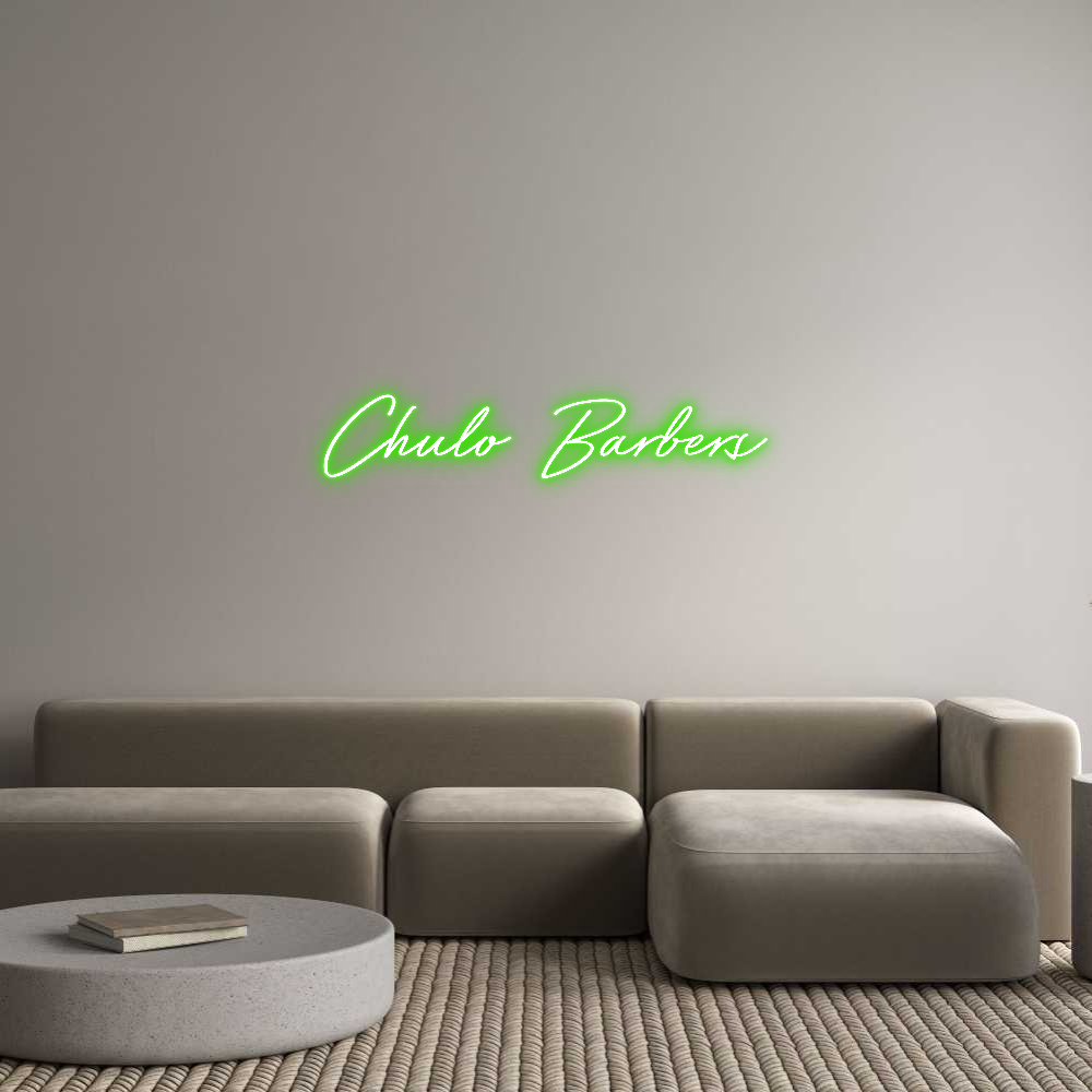 Custom Neon: Chulo Barbers