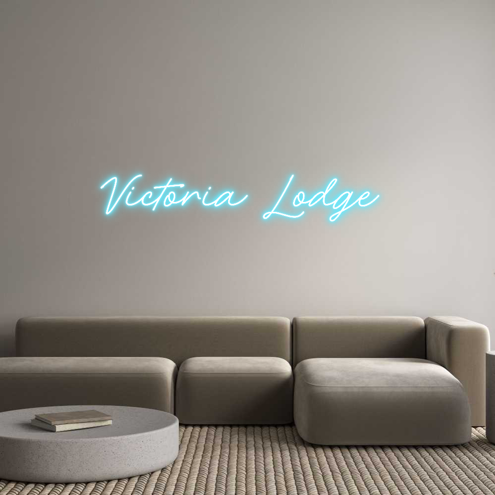 Custom Neon: Victoria Lodge
