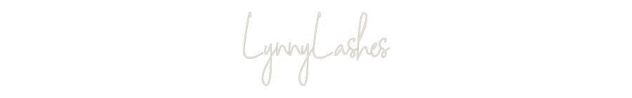 Custom Neon: LynnyLashes