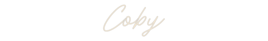 Custom Neon: Coby