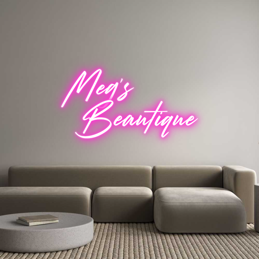 Custom Neon: Meg's
   Bea...