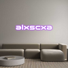 Custom Neon: alxscxa