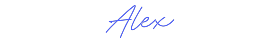 Custom Neon: Alex