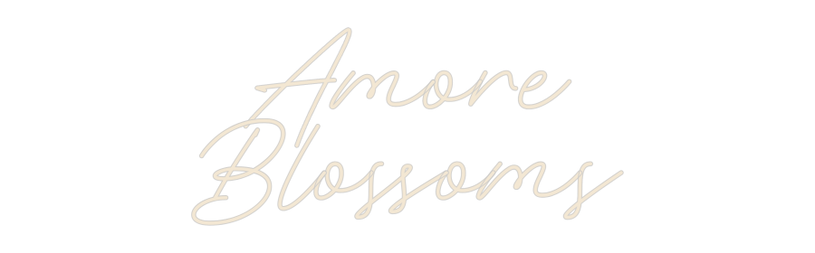 Custom Neon: Amore
Blossoms