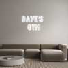 Custom Neon: Dave’s 
Gym
