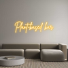 Custom Neon: Plant-based bar