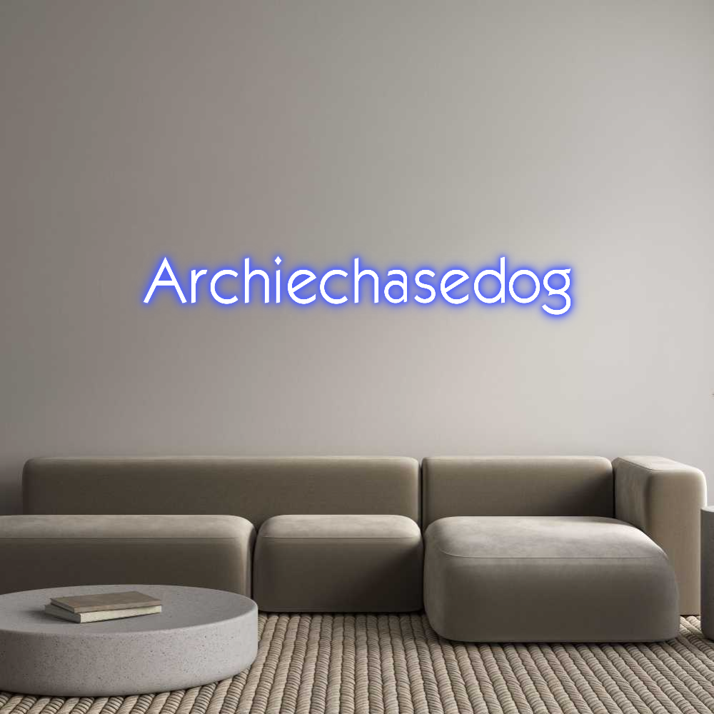 Custom Neon: Archiechasedog