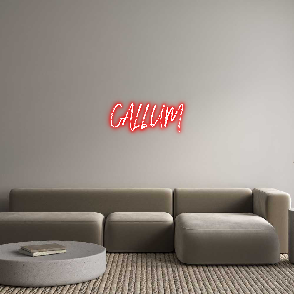 Custom Neon: CALLUM