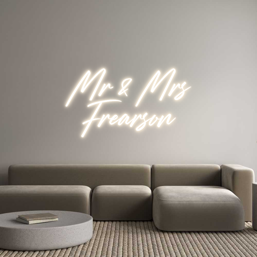 Custom Neon: Mr & Mrs
Fre...